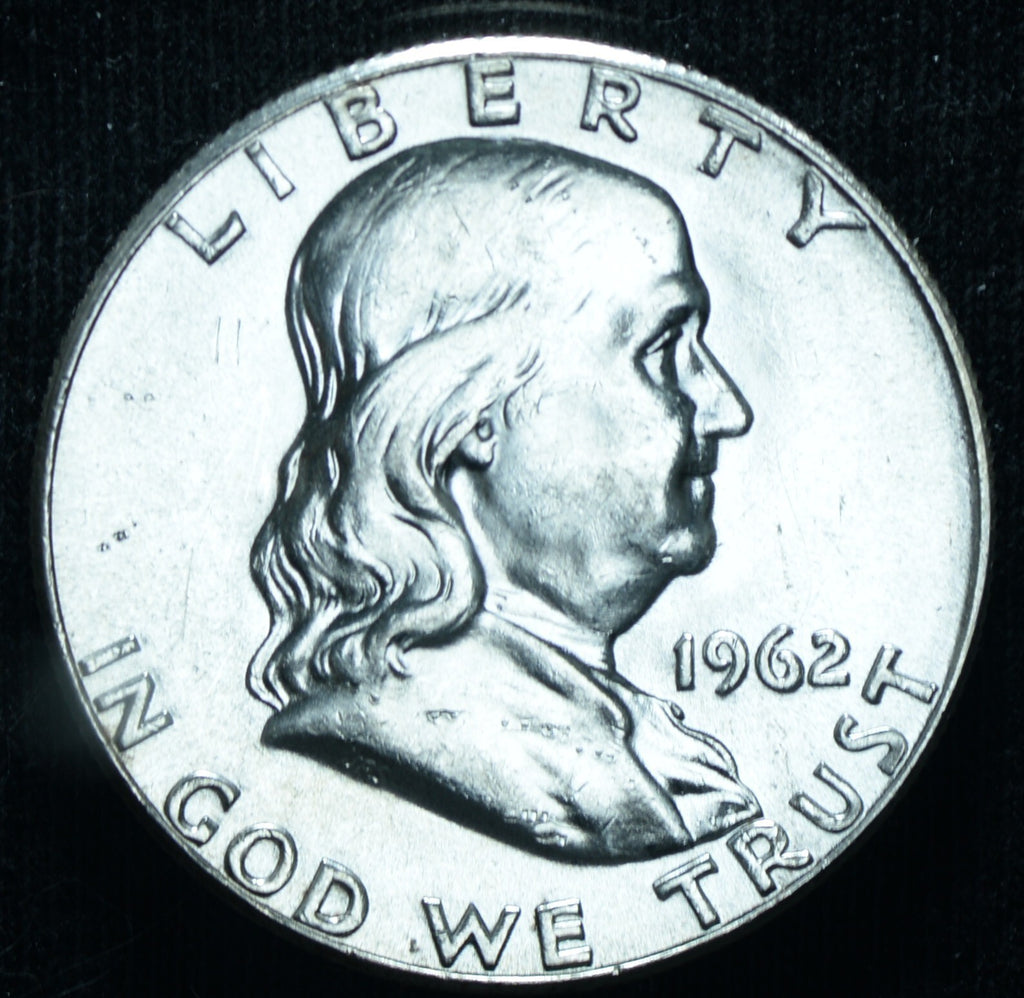 1962 50C Franklin Half Dollar Gem BU ~ 25675