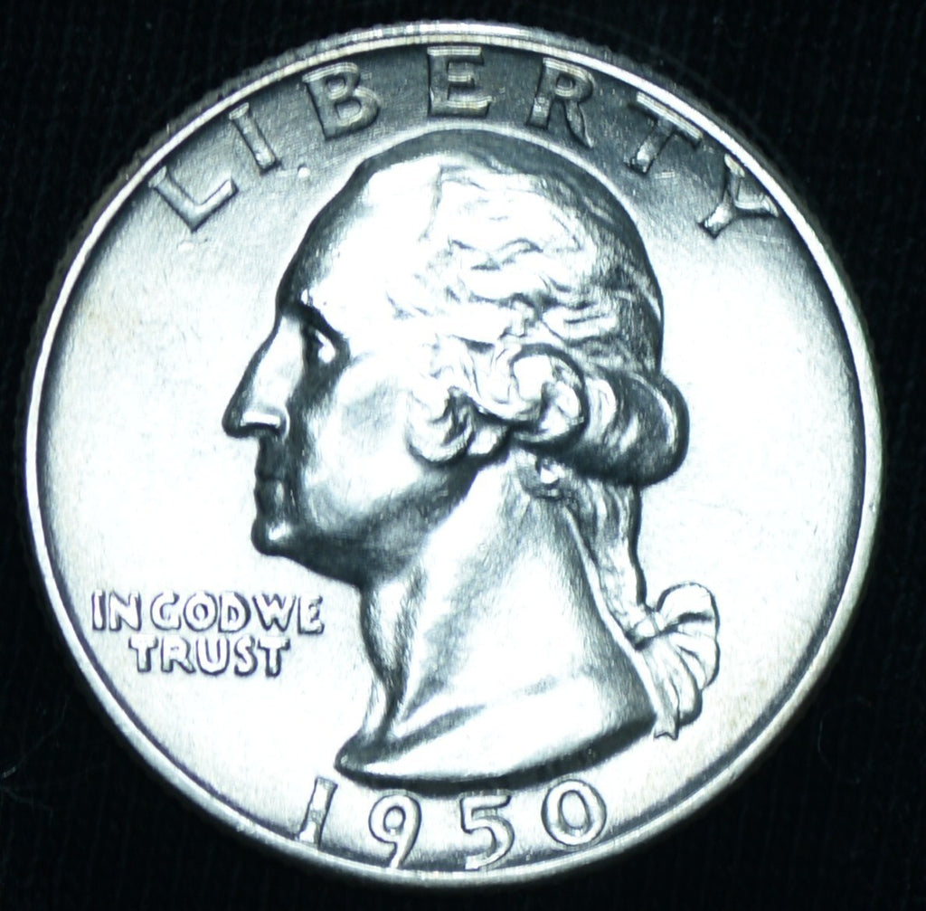 1950 25C Washington Quarter BU Uncirculated ~ 26187