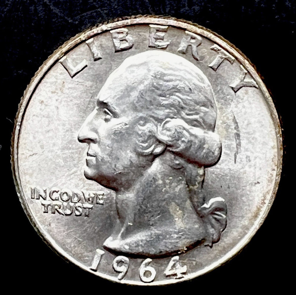 1964 D Washington Quarter 25C BU - 25238