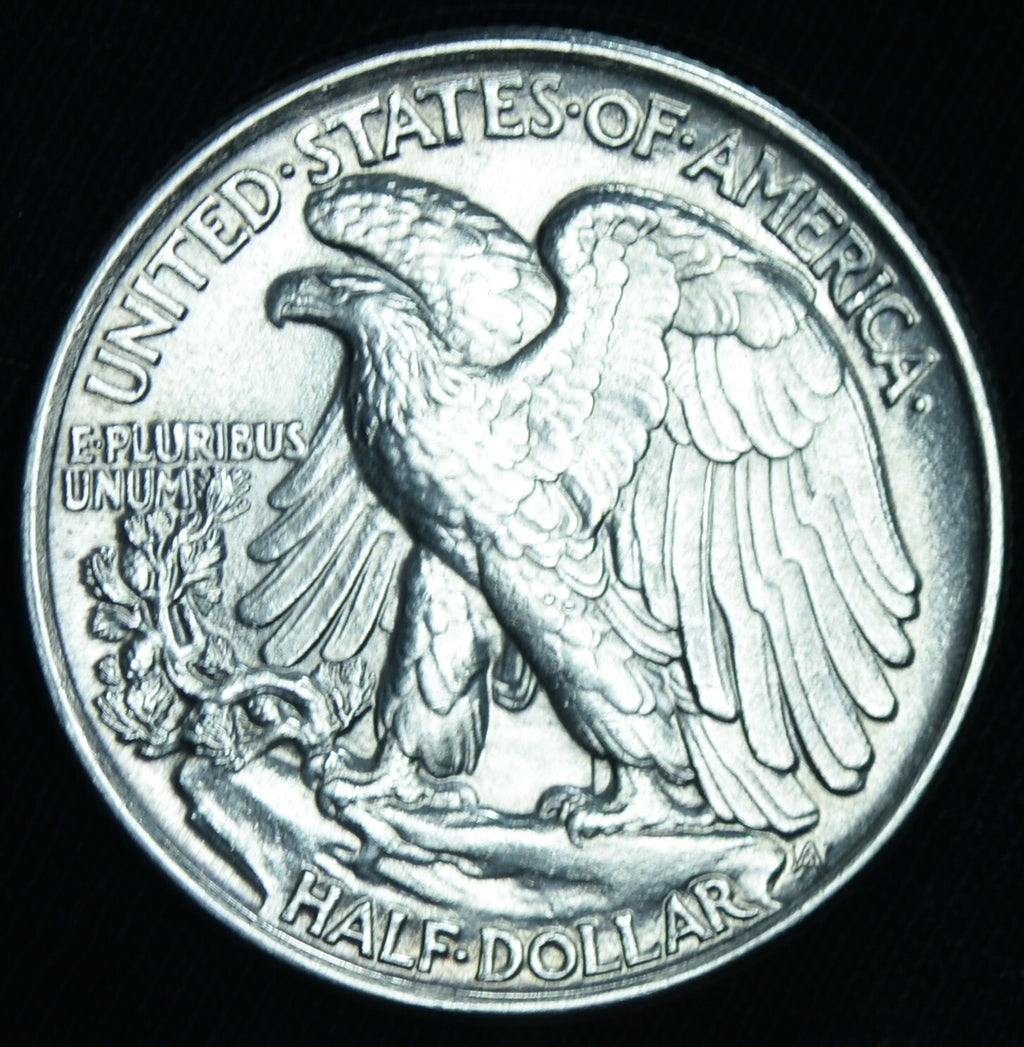 1943 50C Walking Liberty Half Dollar Frosty BU ~ 26238