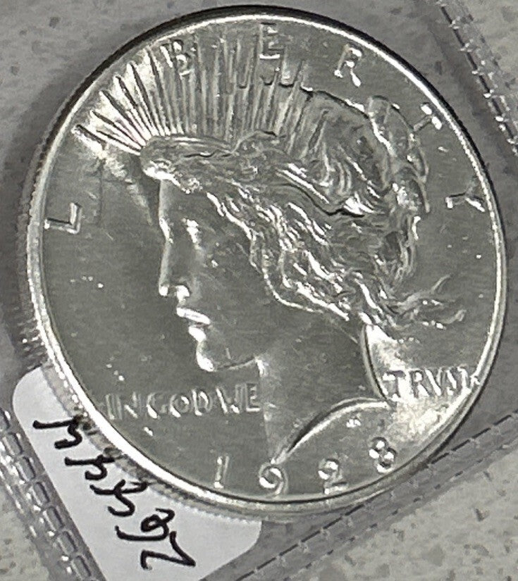 1928 Peace Dollar Bright Luster BU+ - 26444