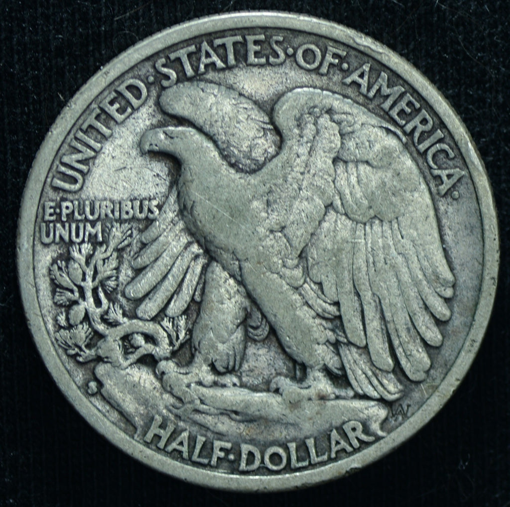 1929-S 50C Walking Liberty Half Dollar VF - 25062