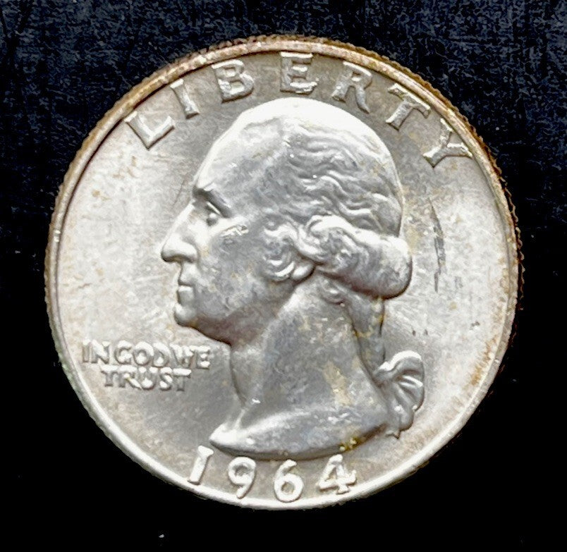 1964 D Washington Quarter 25C BU - 25238