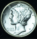 1945-D 10C Mercury Dime BU+ - 26338