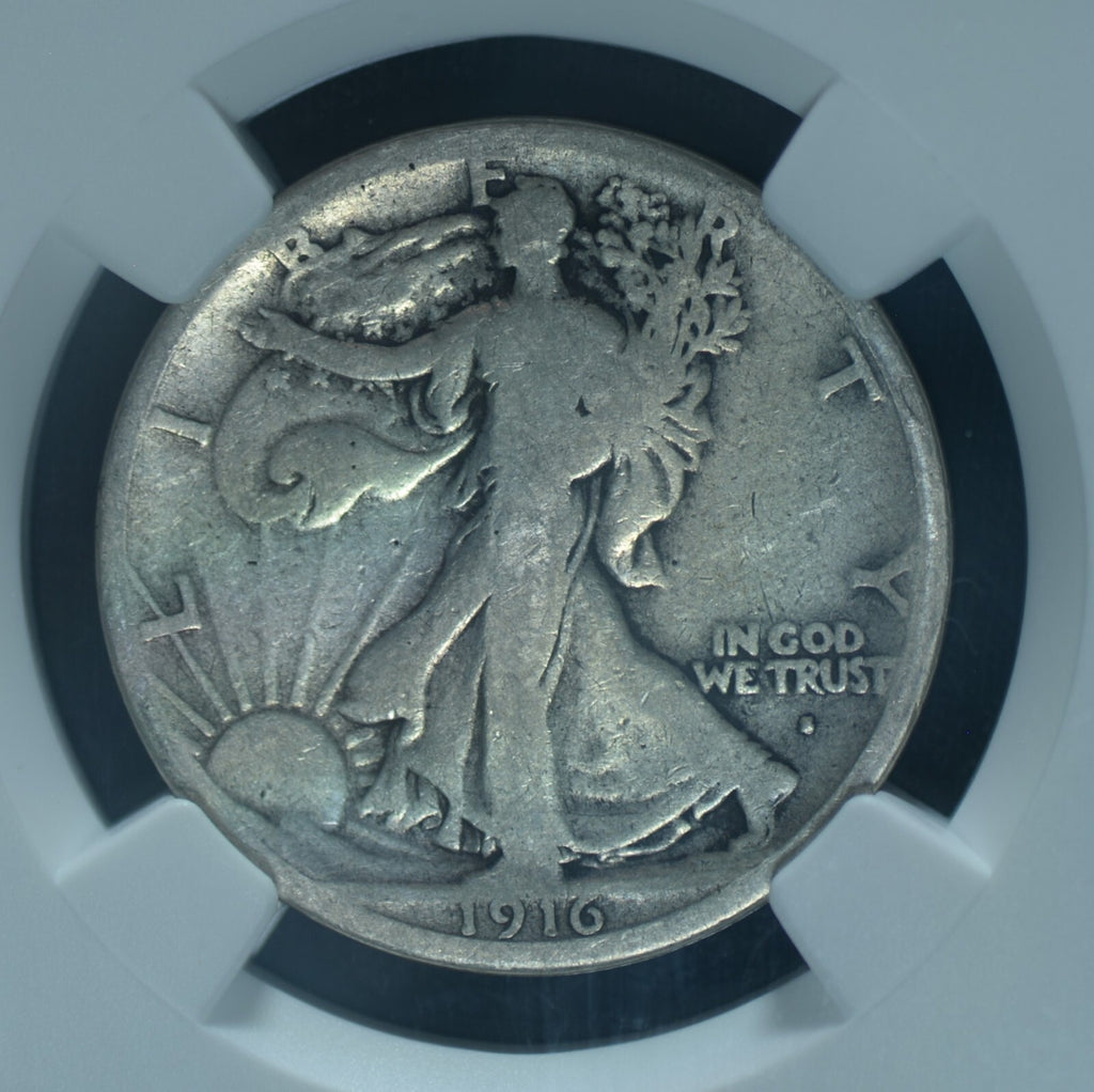 1916 S  50C Walking Liberty Half Dollar G6 Rare Key Date  ~ 26496