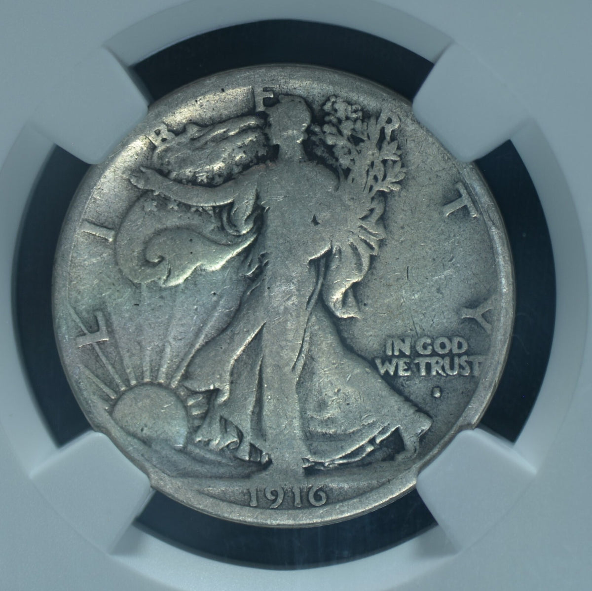 1916 S  50C Walking Liberty Half Dollar G6 Rare Key Date  ~ 26496
