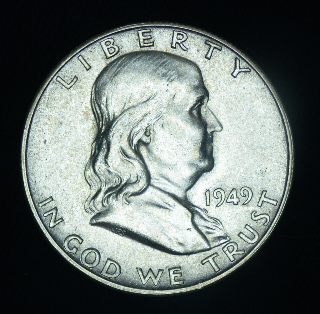 1949-S 50C Franklin Half Dollar BU Luster ~ 26561