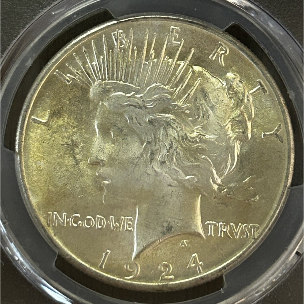 1924 $1 Peace Dollar PCGS MS62 ~ 26270