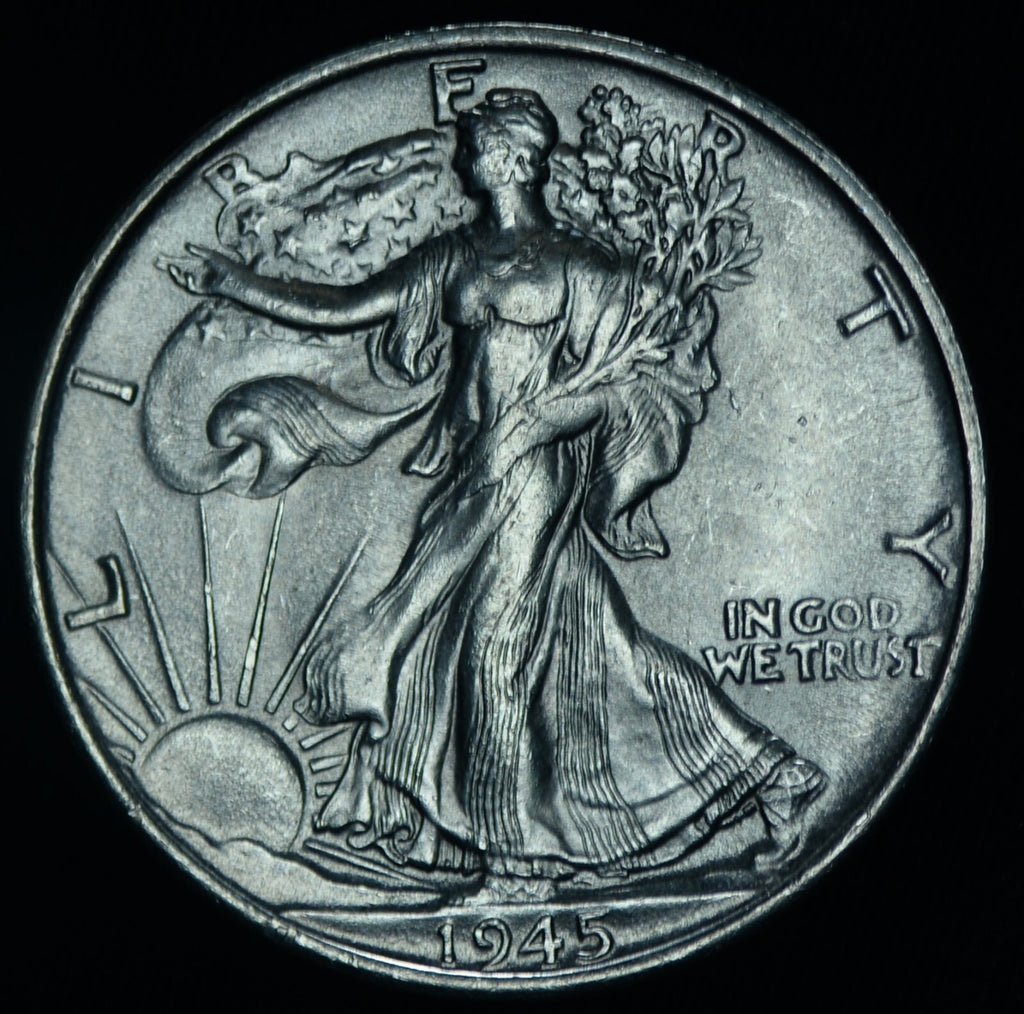 1945-S Walking Liberty Half Dollar BU Uncirculated ~ 26466