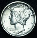 1941 10C Mercury Dime BU ~ 26313
