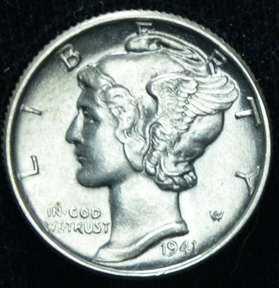 1941 10C Mercury Dime BU ~ 26313