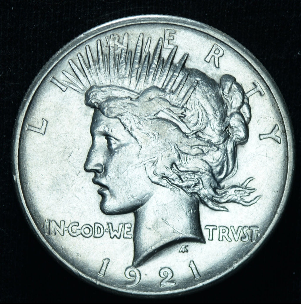 1921 High Relief Peace Silver Dollar AU ~ 26074
