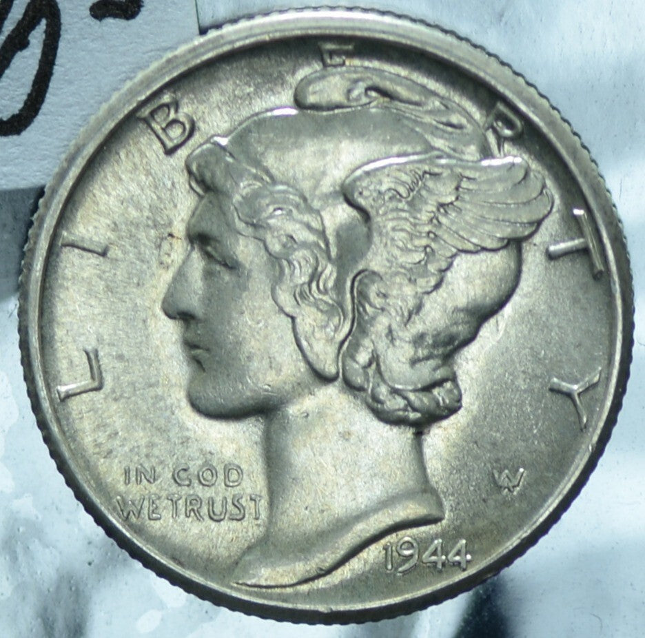 1944-D 10C Mercury Dime BU - 25384