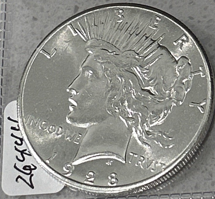 1928 Peace Dollar Bright Luster BU+ - 26444