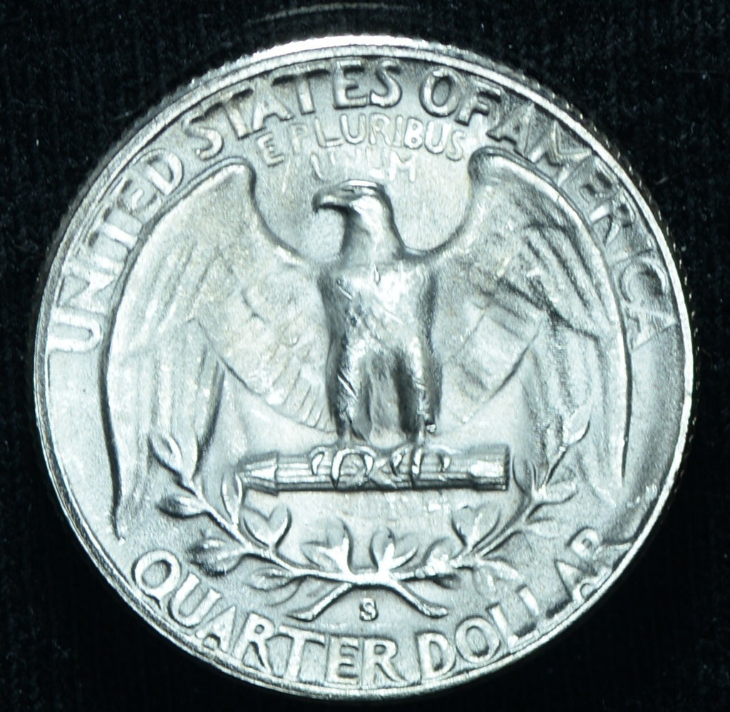 1951 S 25C Washington Quarter AU/BU Frosty Slider ~ 26186