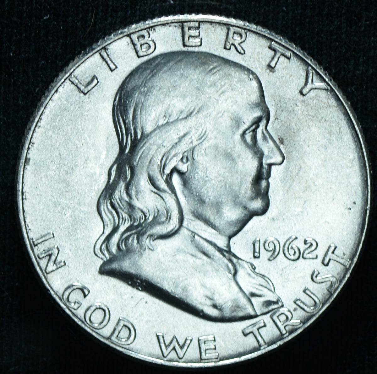 1962-D 50C Franklin Half Dollar BU - 25673