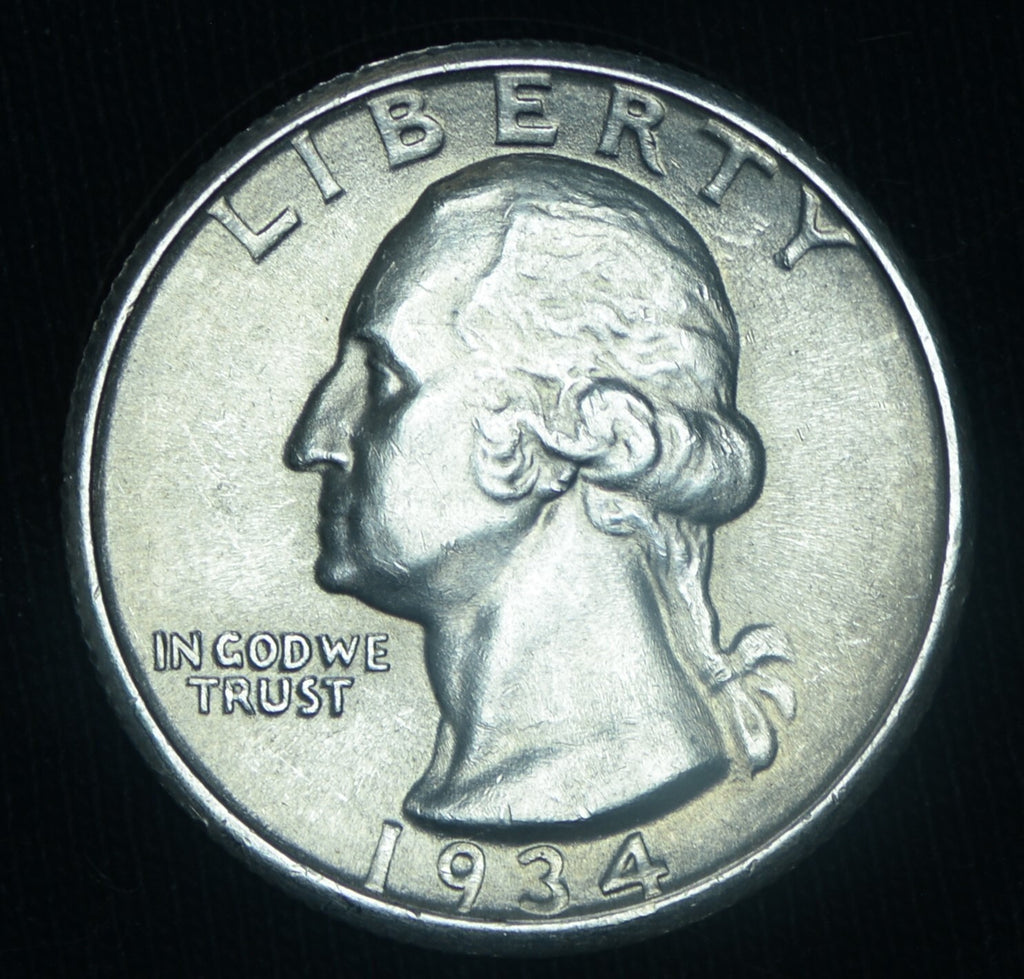 1934  25C Washington Quarter Gem BU ~ 26541