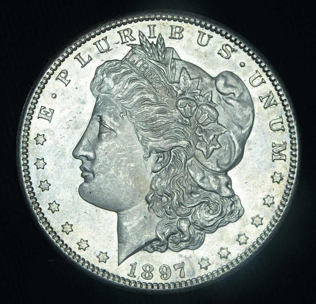 1897-S $1 Morgan Silver Dollar BU Brilliant Uncirculated ~ 25141