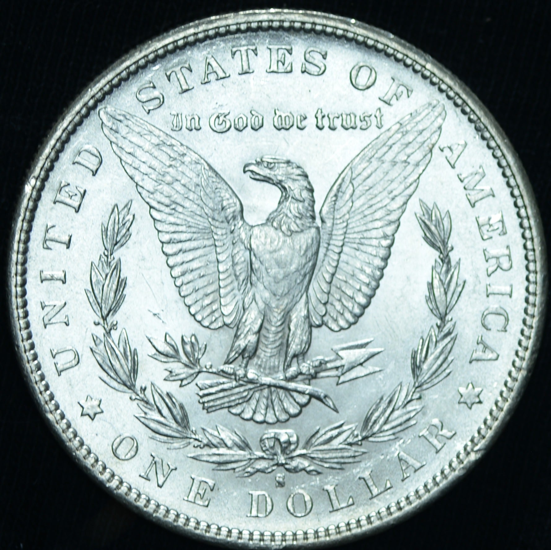 1891-S $1 Morgan Silver Dollar BU - 25280
