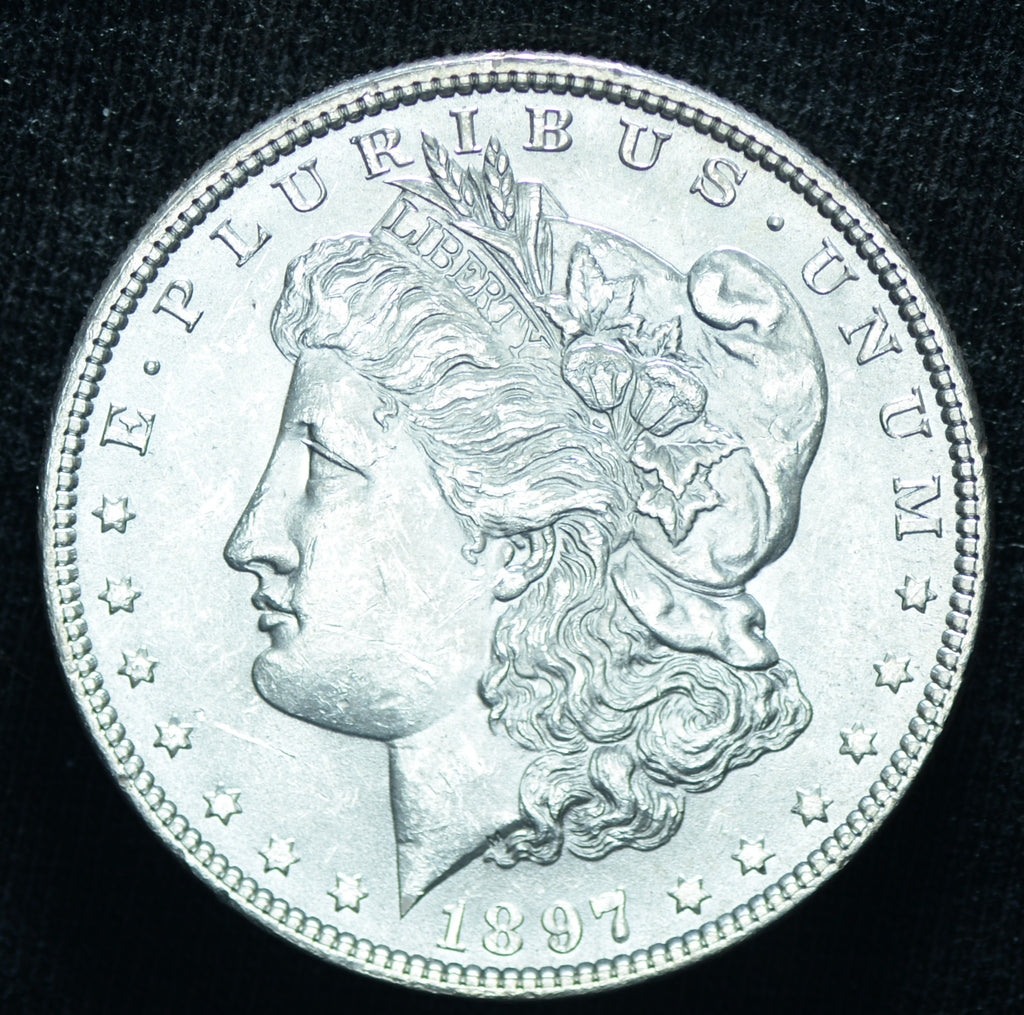1897 $1 Morgan Silver Dollar Choice BU ~ 25377
