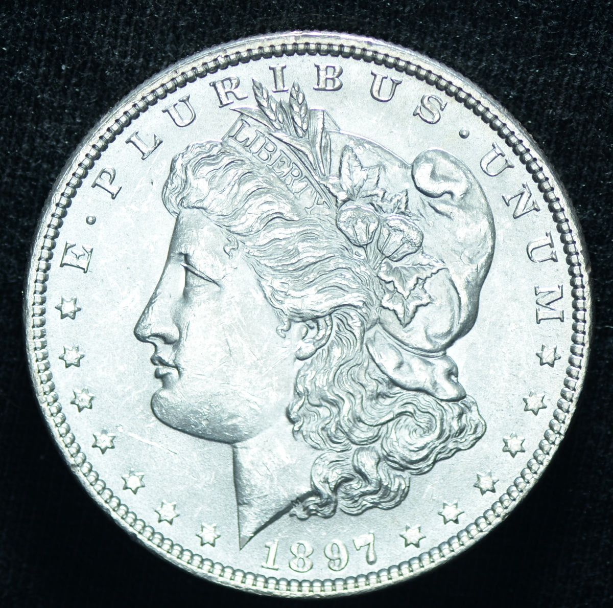 1897 $1 Morgan Silver Dollar Choice BU ~ 25377