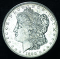 1890-S Morgan Silver Dollar BU Proof Like - Better Date - 25665