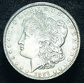 1891 $1 Morgan Silver Dollar AU++ ~ 26032