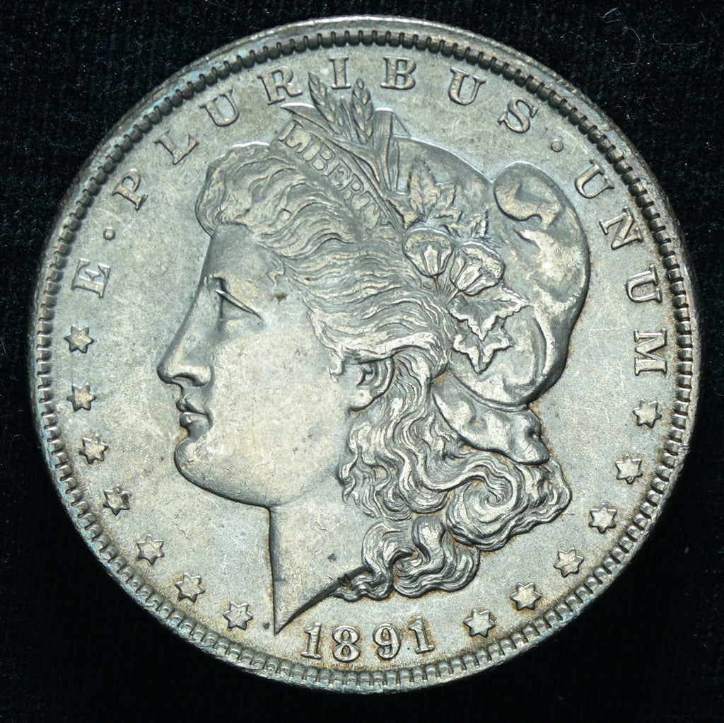 1891 $1 Morgan Silver Dollar AU++ ~ 26032