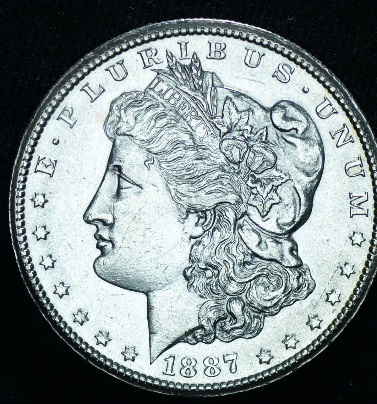 1887-S Morgan Silver Dollar BU Brilliant Uncirculated ~ 26041