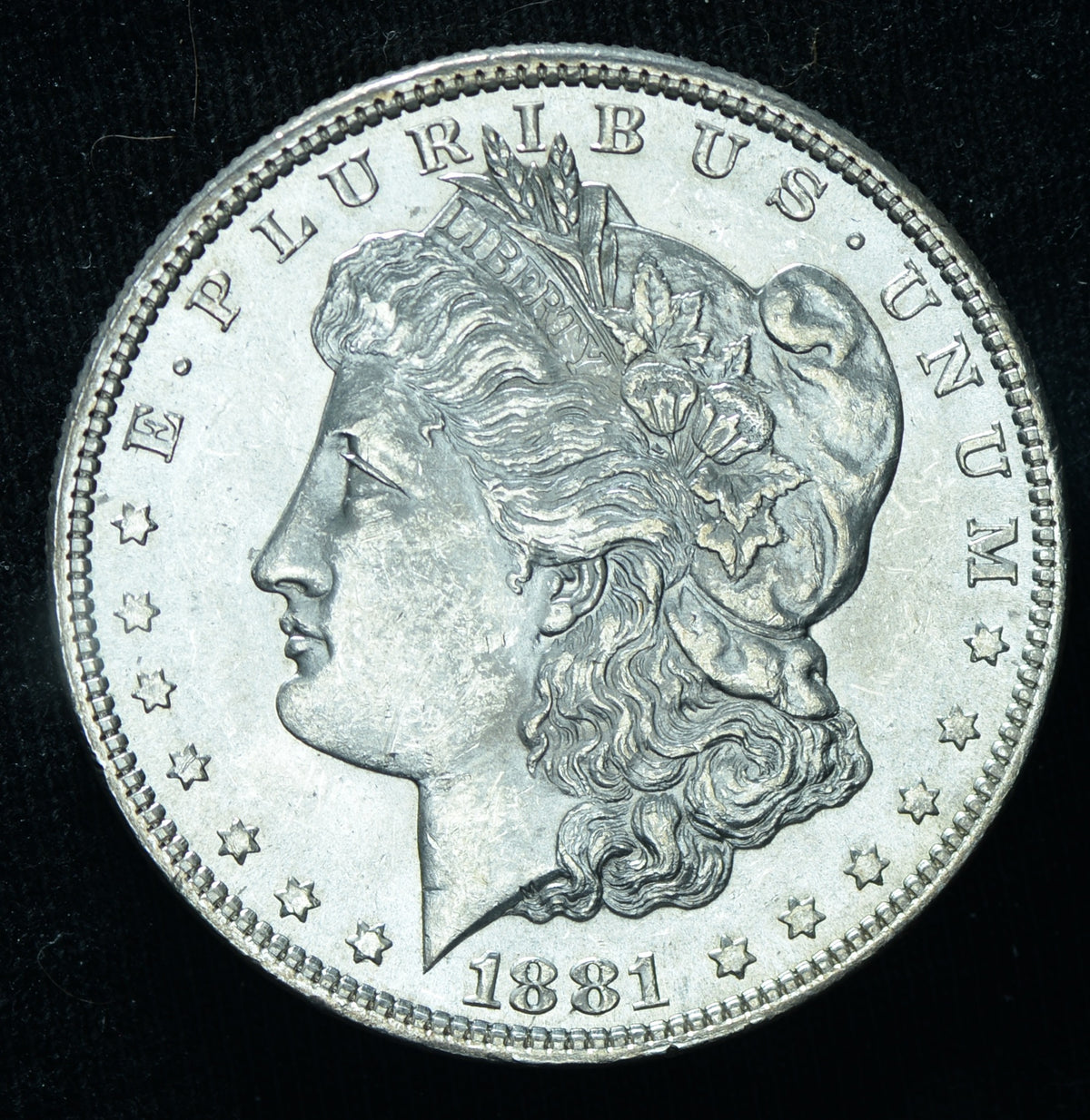 1881 Morgan Silver Dollar BU Brilliant Uncirculated Frosty ~ 26048