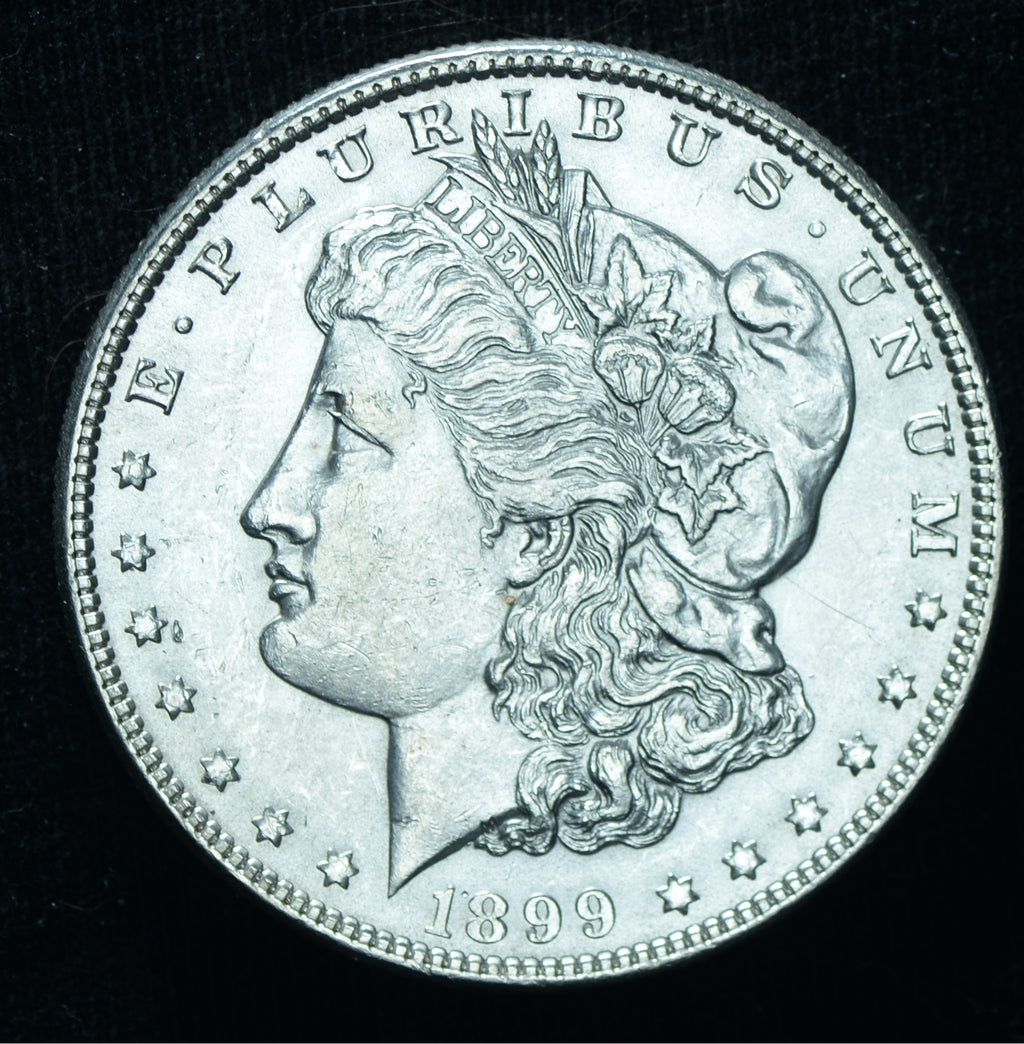 1899 $1 Morgan Silver Dollar Brilliant Uncirculated BU ~ 26068