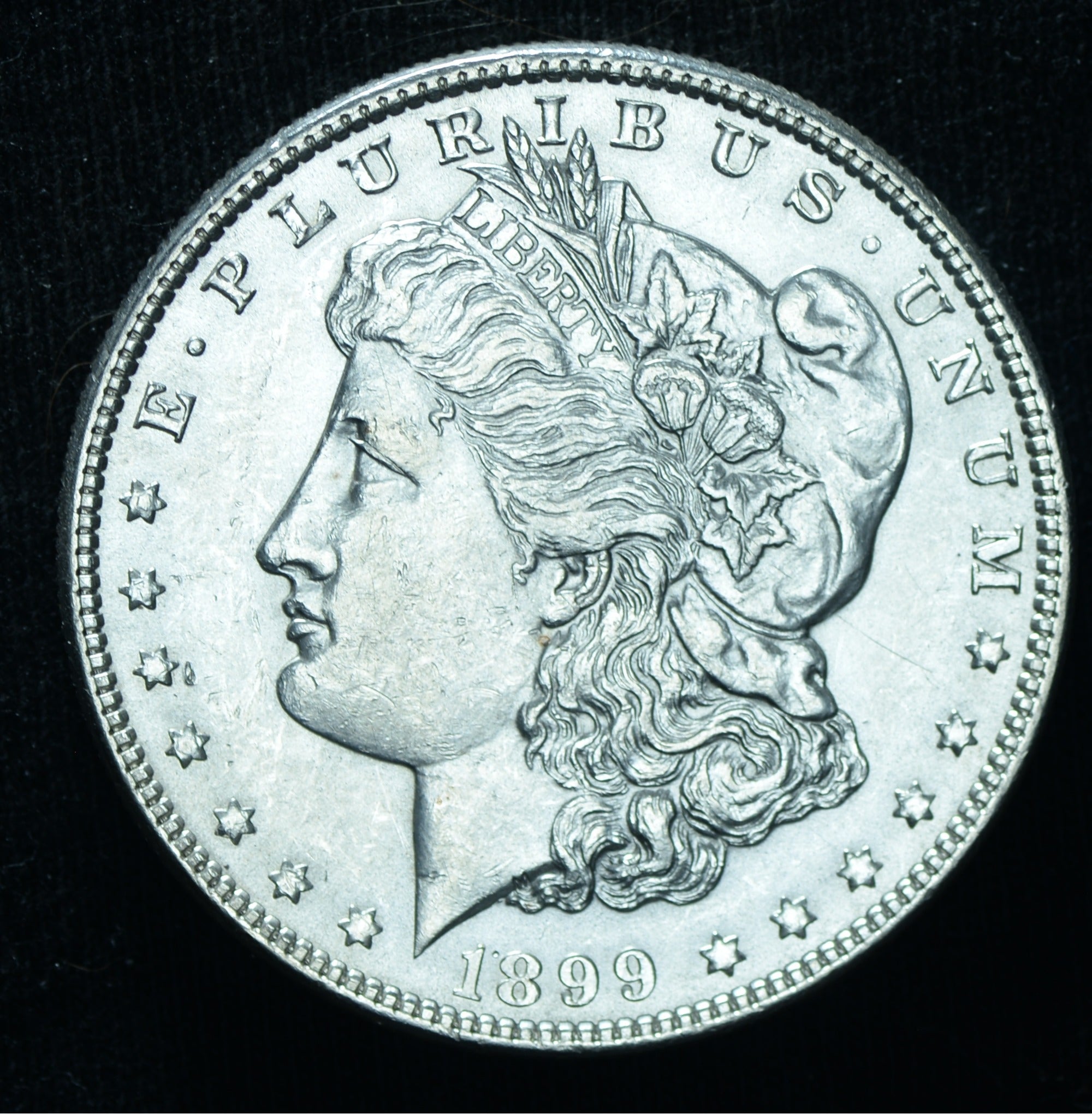 1899 $1 Morgan Silver Dollar Brilliant Uncirculated BU ~ 26068