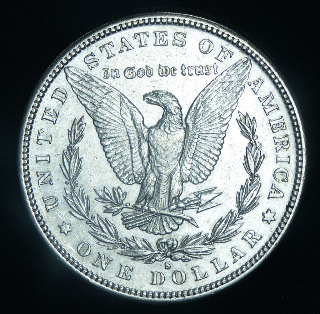 1885-S Morgan Silver Dollar High AU Better Date ~ 26091
