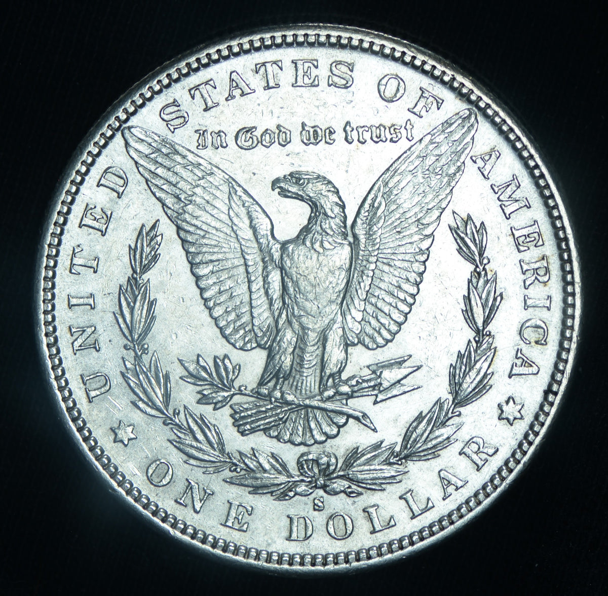 1885-S Morgan Silver Dollar High AU Better Date ~ 26091