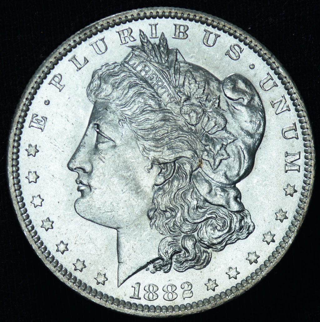 1882-O $1 Morgan Silver Dollar Frosty BU - 26133