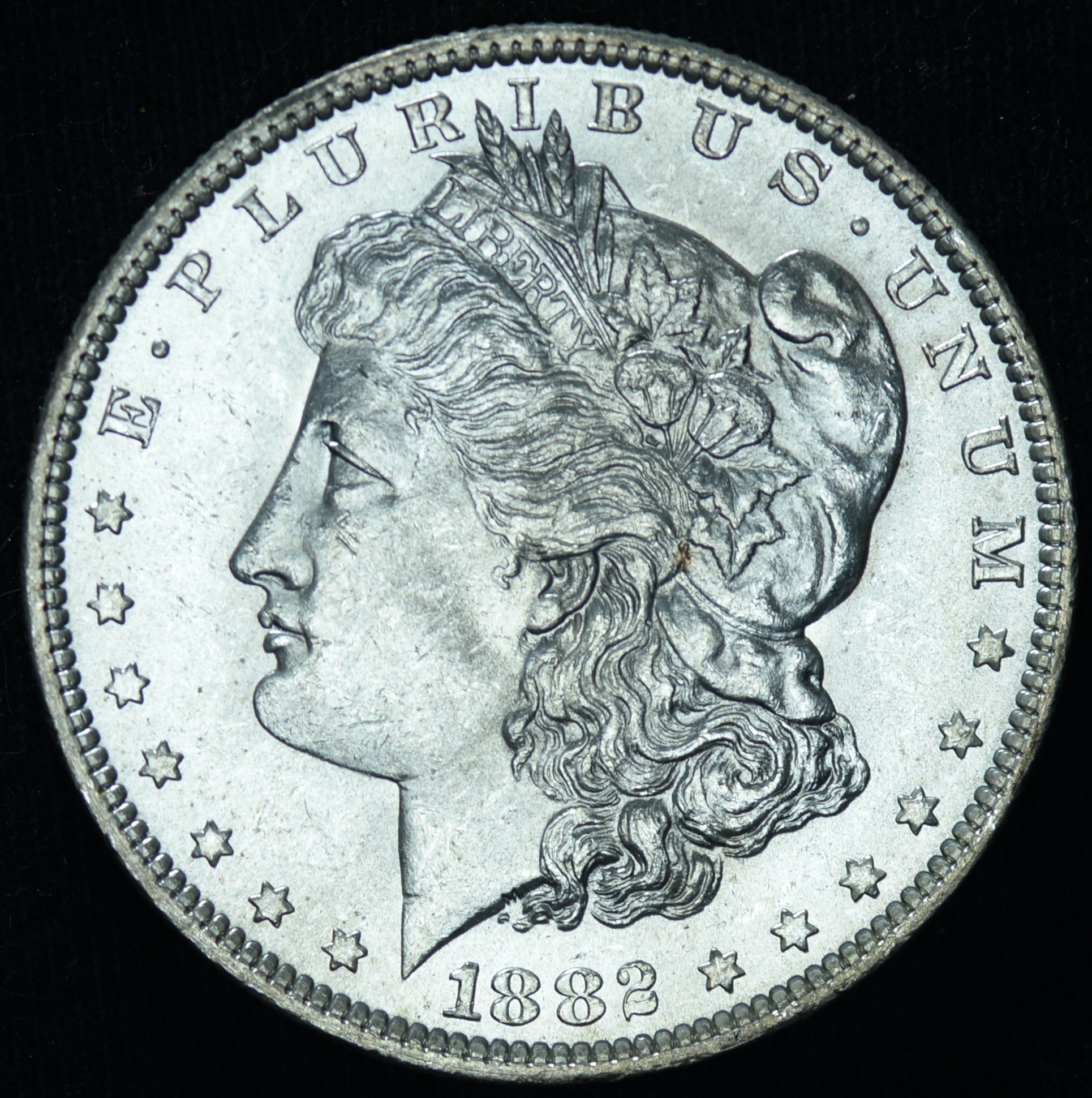 1882-O $1 Morgan Silver Dollar Frosty BU - 26133