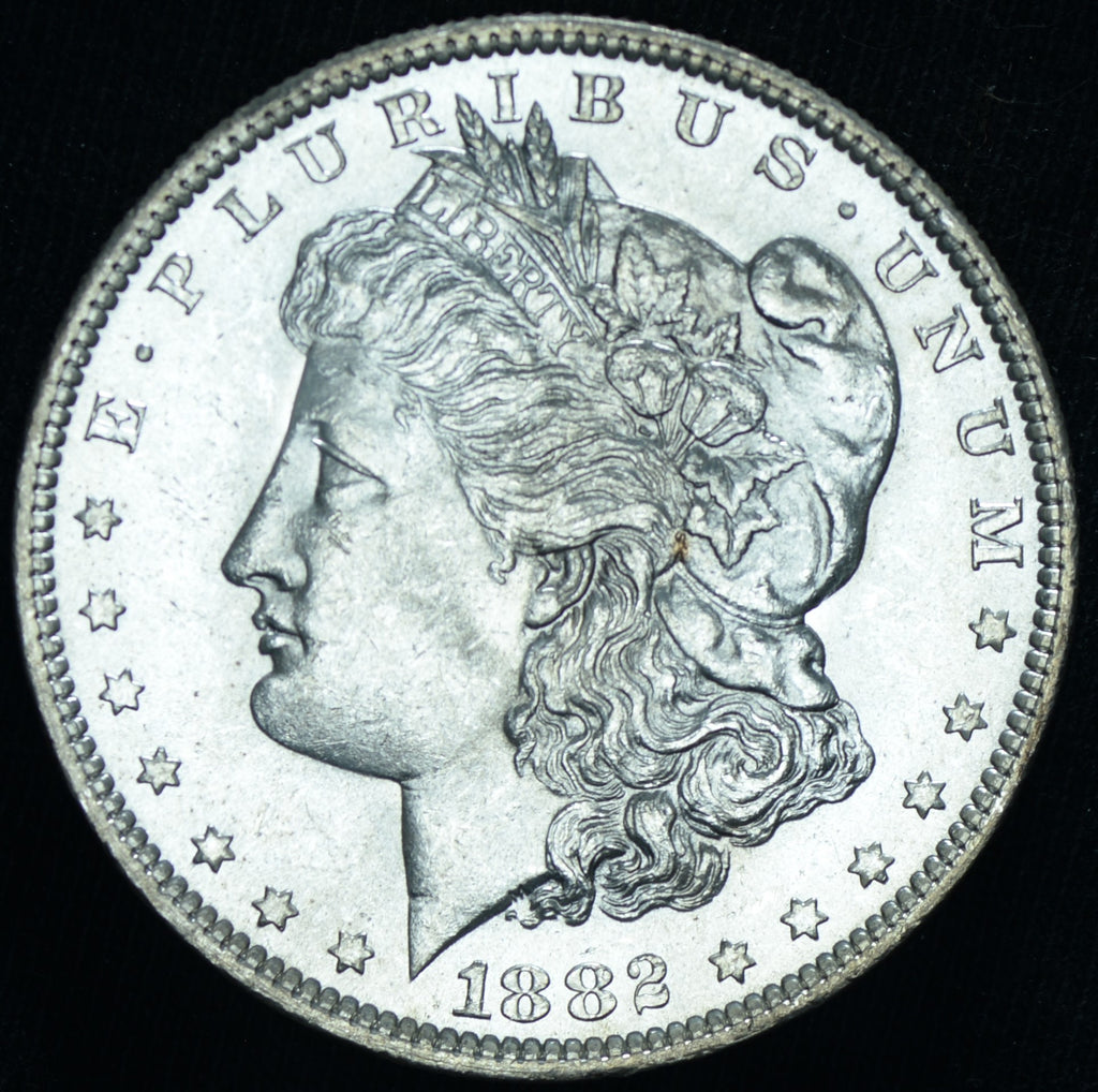 1882-O $1 Morgan Silver Dollar Frosty BU - 26133