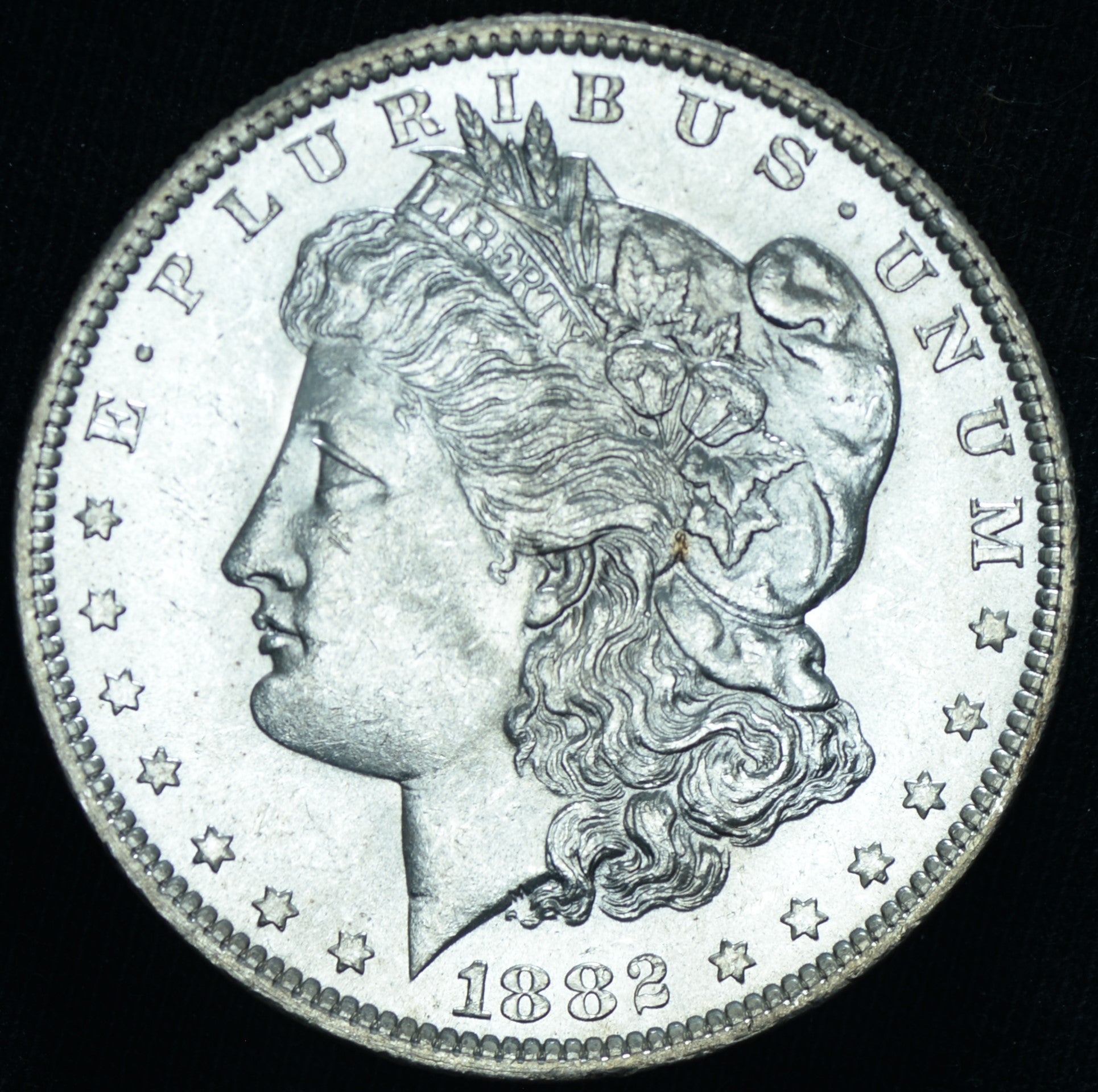 1882-O $1 Morgan Silver Dollar Frosty BU - 26133