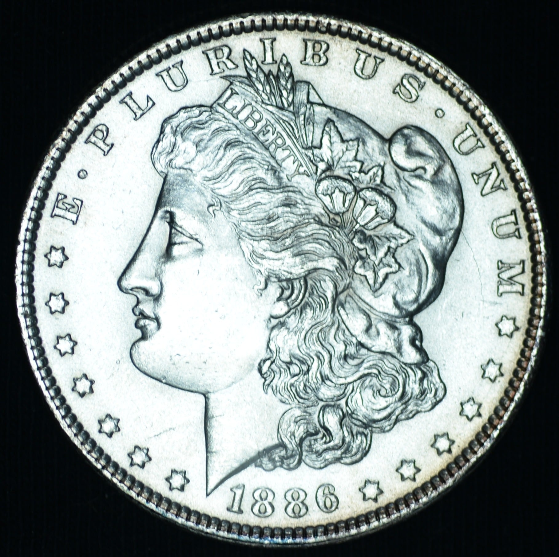 1886 $1 Morgan Silver Dollar BU ~ 26219