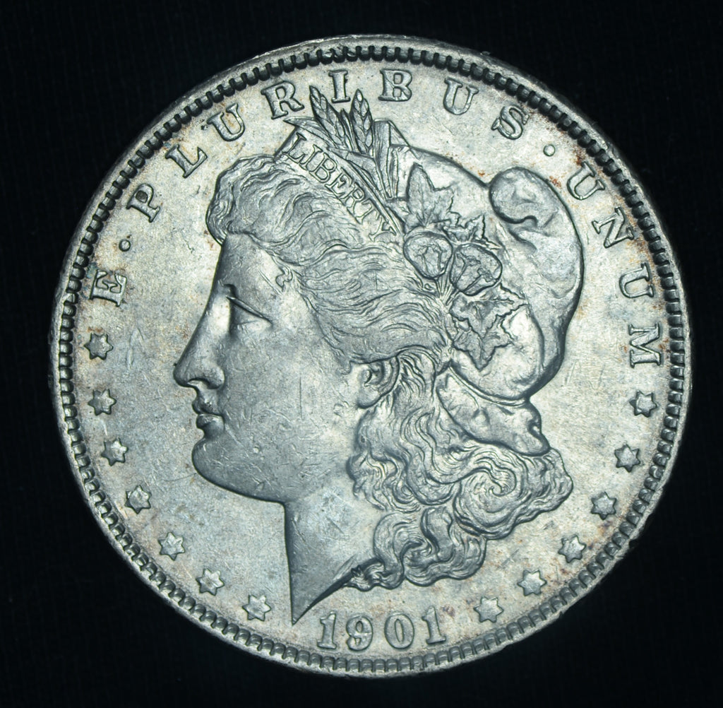 1901 Morgan Silver Dollar AU Semi Key ~ 26365