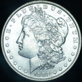 1882 O/S Morgan Silver Dollar AU++ Tough Variety ~ 26412