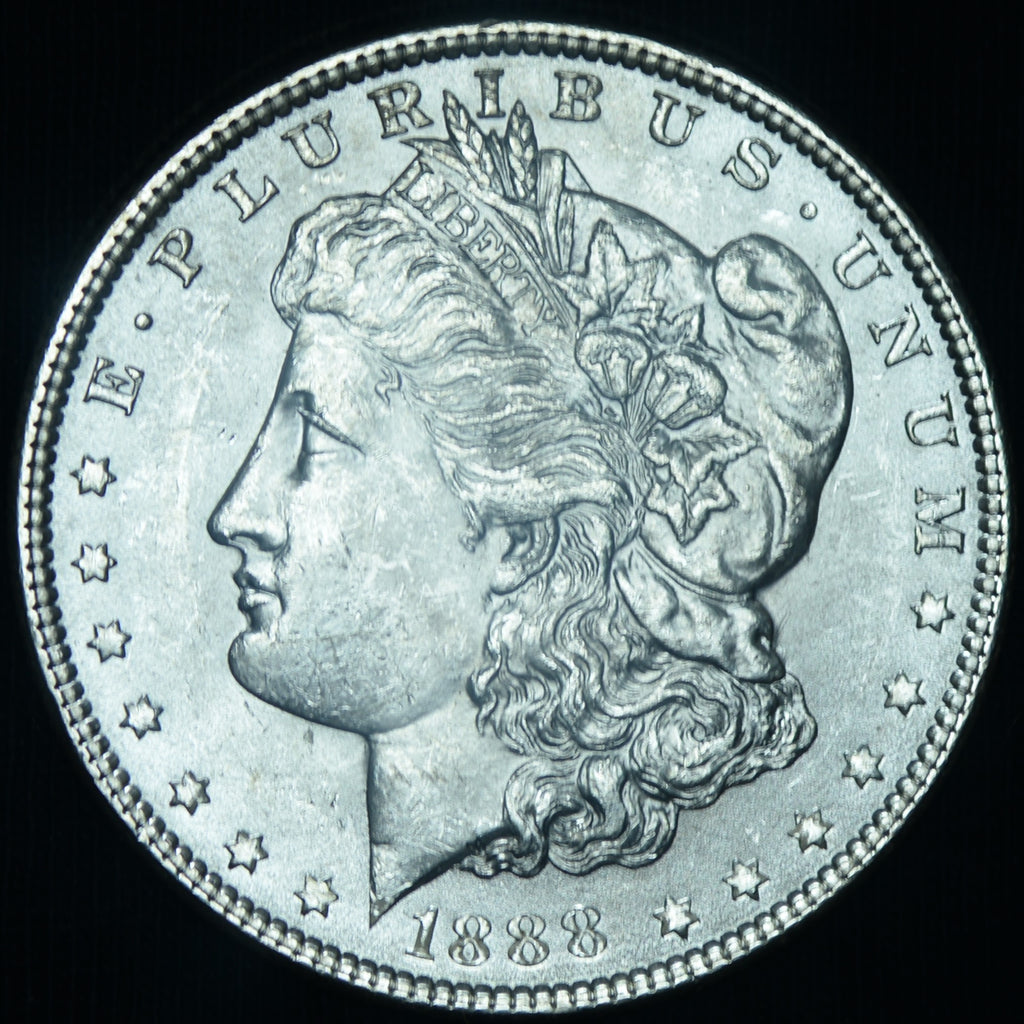 1888 $1 Morgan Silver Dollar Choice BU Excellent Luster ~ 26420