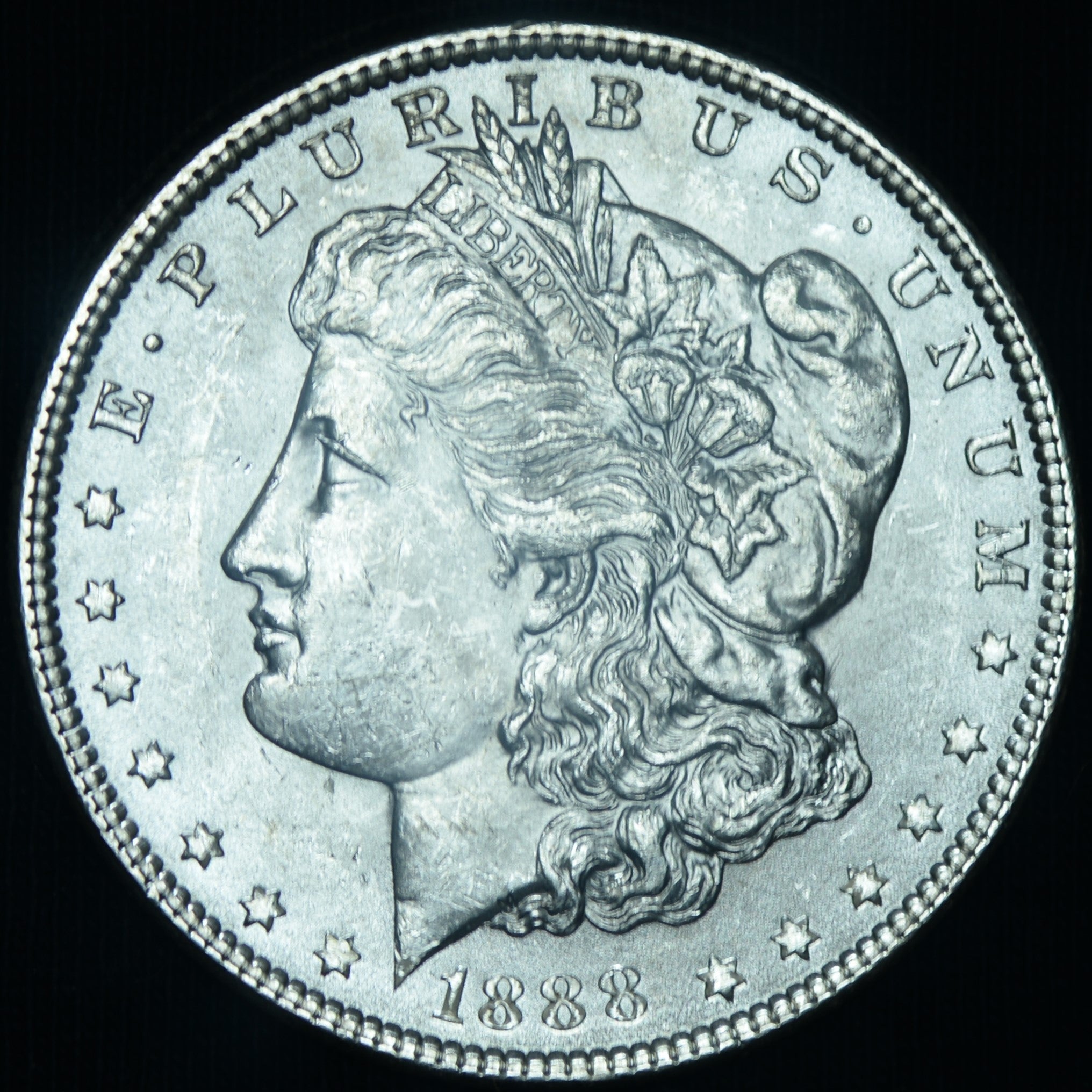 1888 $1 Morgan Silver Dollar Choice BU Excellent Luster ~ 26420