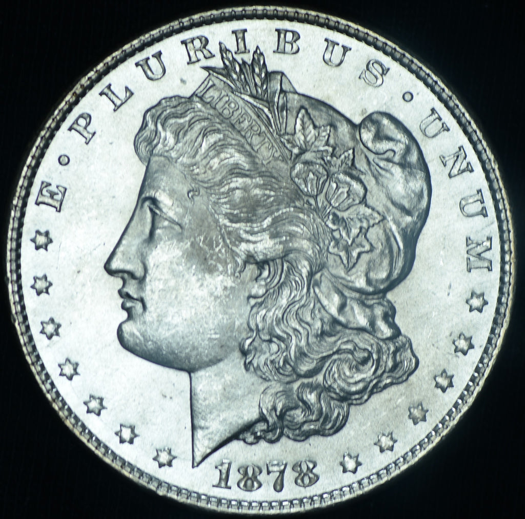 1878 8TF $1 Morgan Silver Dollar 8 Tail Feathers BU Beauty ~ 26423
