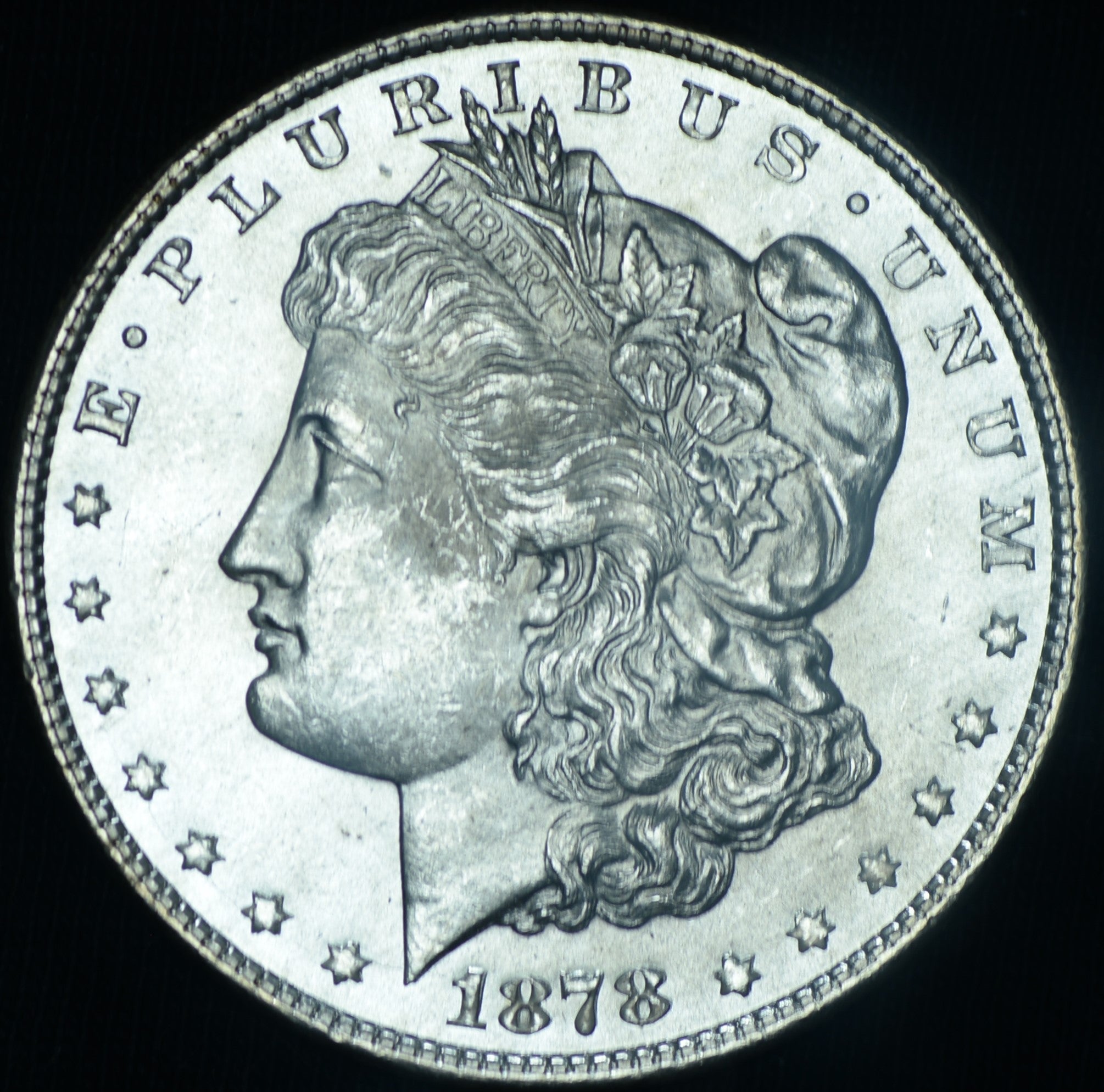 1878 8TF $1 Morgan Silver Dollar 8 Tail Feathers BU Beauty ~ 26423