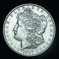 1887 $1 Morgan Silver Dollar BU Lustrous! - 26440