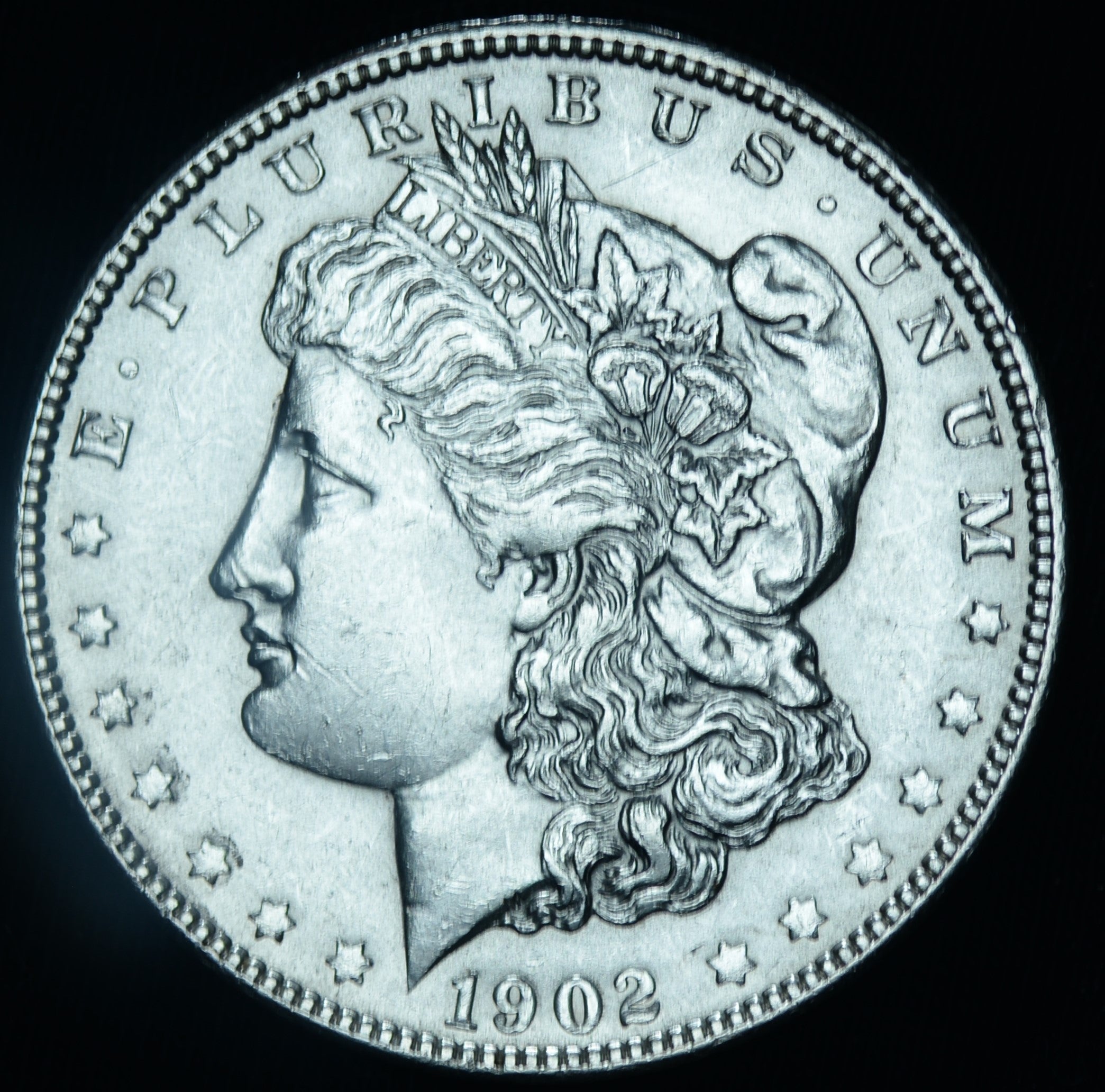 1902 $1 Morgan Silver Dollar BU Brilliant Uncirculated - 26442