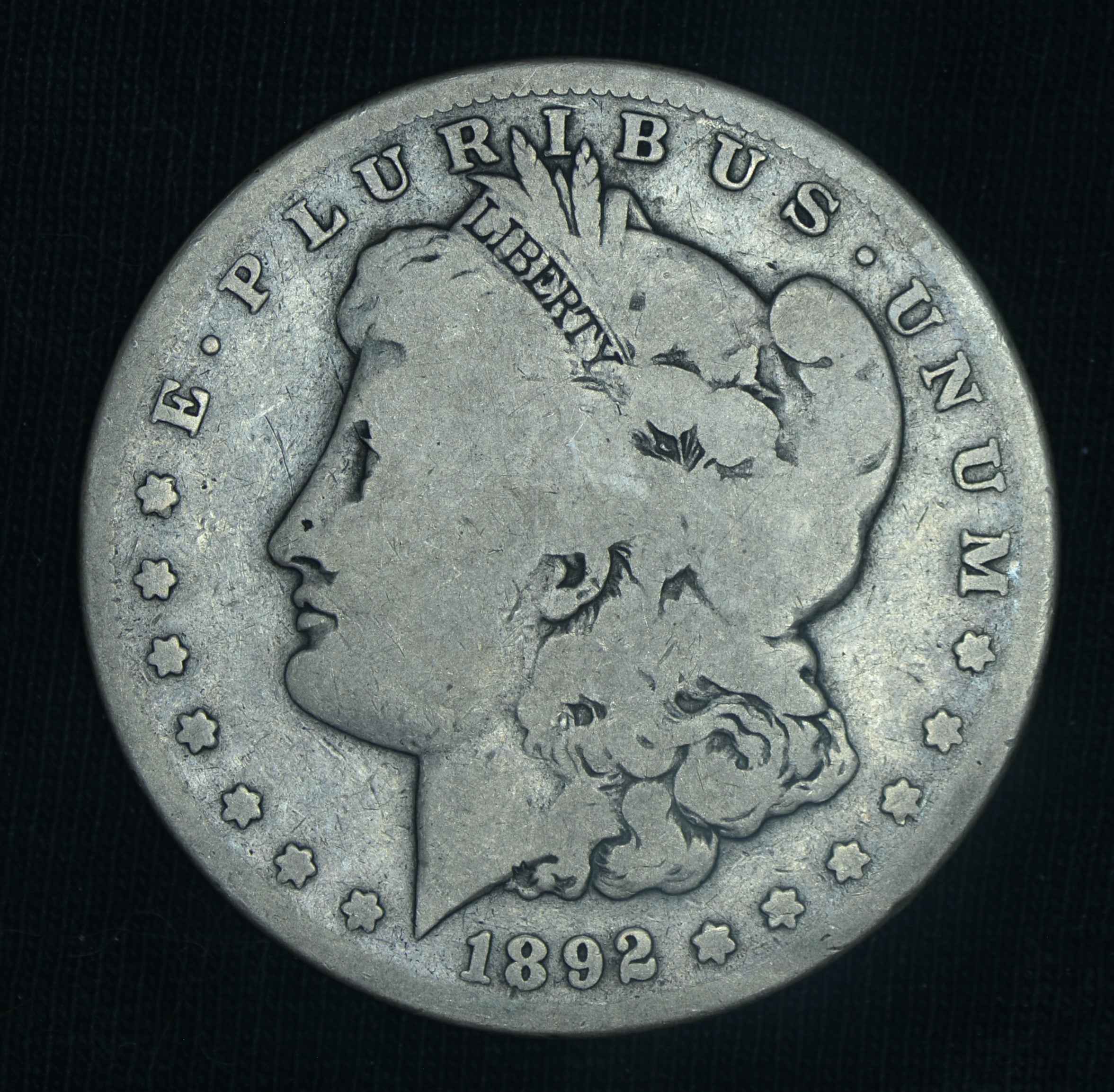 1892 S Morgan Silver Dollar Rare Key Date ~ 26520