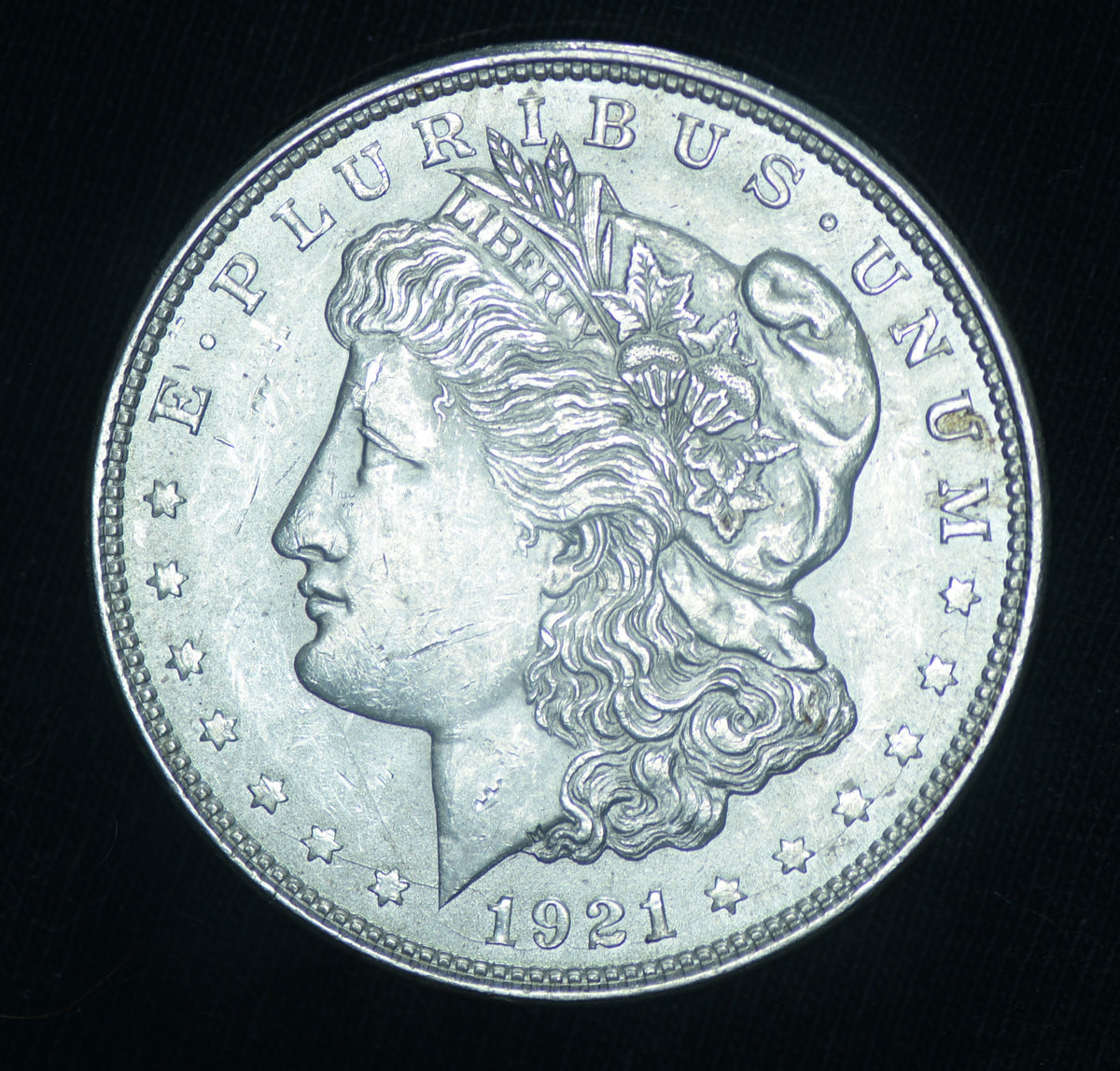 1921 $1 Morgan Silver Dollar BU Brilliant Uncirculated Luster ~ 26546