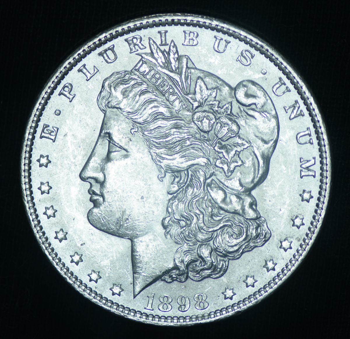 1898 $1 Morgan Silver Dollar BU Luster ~ 26566